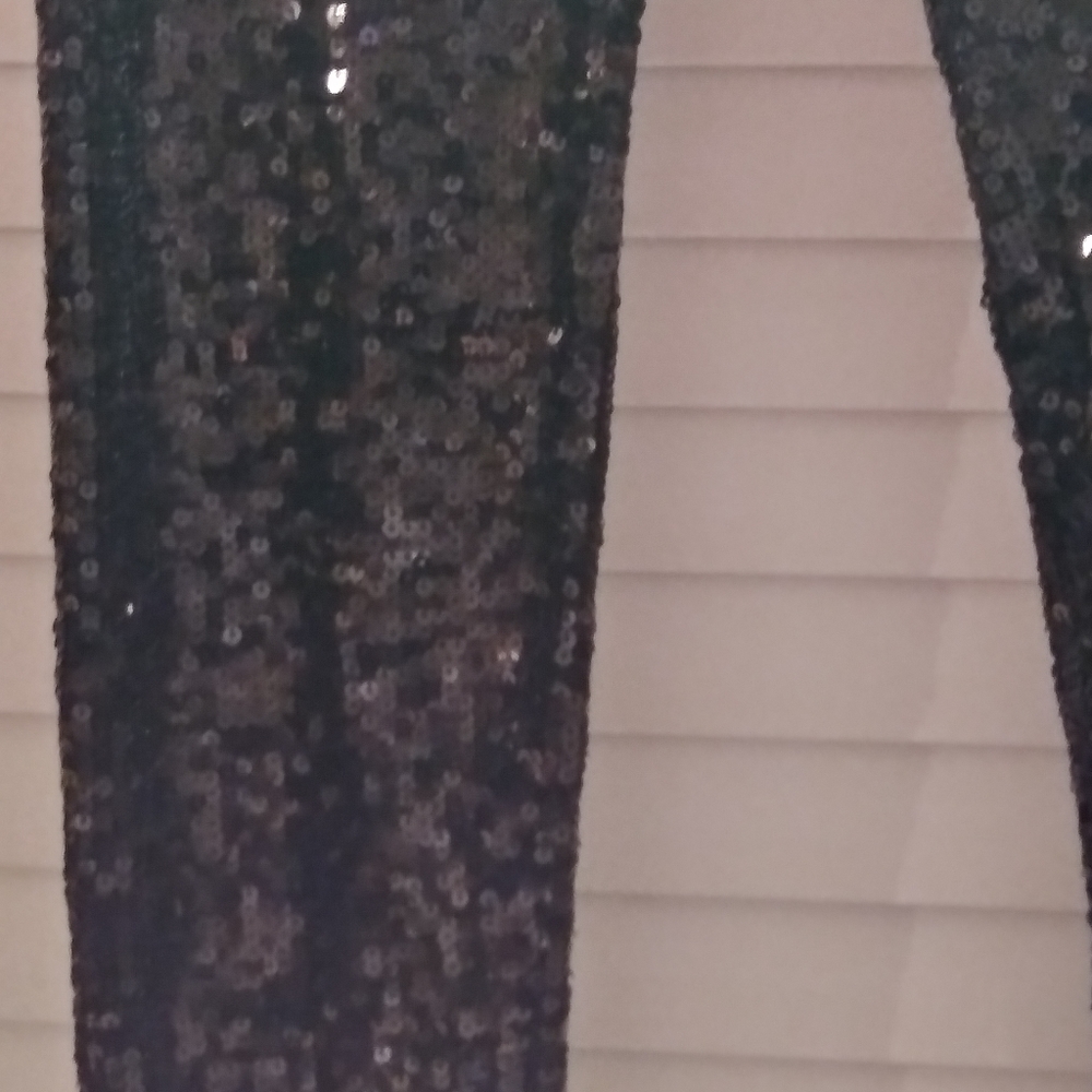 Leggings-Black Sequence - image 4